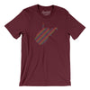 West Virginia Pride State Men/Unisex T-Shirt-Maroon-Allegiant Goods Co. Vintage Sports Apparel