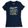Glacier National Park Women's T-Shirt-Navy-Allegiant Goods Co. Vintage Sports Apparel