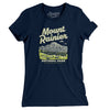 Mount Rainier National Park Women's T-Shirt-Navy-Allegiant Goods Co. Vintage Sports Apparel