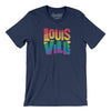 Louisville Kentucky Pride Men/Unisex T-Shirt-Navy-Allegiant Goods Co. Vintage Sports Apparel