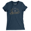 Drink Like a Nutmegger Women's T-Shirt-Navy-Allegiant Goods Co. Vintage Sports Apparel