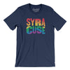 Syracuse New York Pride Men/Unisex T-Shirt-Navy-Allegiant Goods Co. Vintage Sports Apparel
