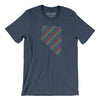 Nevada Pride State Men/Unisex T-Shirt-Heather Navy-Allegiant Goods Co. Vintage Sports Apparel