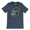 Flint Generals Hockey Men/Unisex T-Shirt-Heather Navy-Allegiant Goods Co. Vintage Sports Apparel