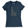 Idaho Pride State Women's T-Shirt-Navy-Allegiant Goods Co. Vintage Sports Apparel