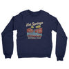 Hot Springs National Park Midweight Crewneck Sweatshirt-Classic Navy-Allegiant Goods Co. Vintage Sports Apparel
