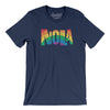 New Orleans Louisiana Pride Men/Unisex T-Shirt-Navy-Allegiant Goods Co. Vintage Sports Apparel