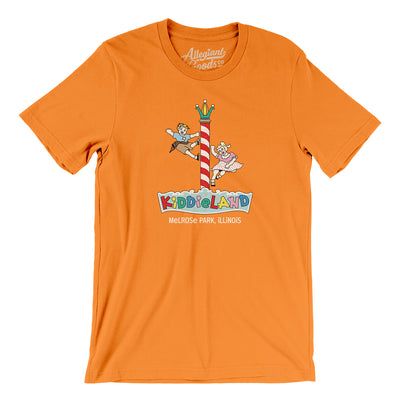 Kiddieland Amusement Park Men/Unisex T-Shirt-Orange-Allegiant Goods Co. Vintage Sports Apparel