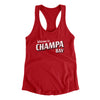 Champa Bay Women's Racerback Tank-Red-Allegiant Goods Co. Vintage Sports Apparel