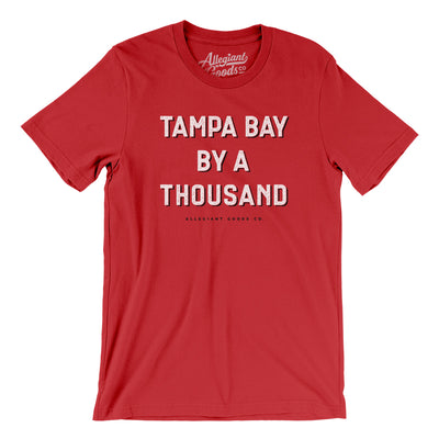 Tampa Bay By A Thousand Men/Unisex T-Shirt-Red-Allegiant Goods Co. Vintage Sports Apparel