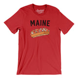 Maine Lobster Roll Men/Unisex T-Shirt-Red-Allegiant Goods Co. Vintage Sports Apparel