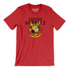 Chicago Hornets Football Men/Unisex T-Shirt-Red-Allegiant Goods Co. Vintage Sports Apparel
