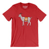 GOAT #12 Men/Unisex T-Shirt-Red-Allegiant Goods Co. Vintage Sports Apparel