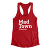 Mad-Town Women's Racerback Tank-Red-Allegiant Goods Co. Vintage Sports Apparel