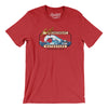 Surf Cincinnati Amusement Park Men/Unisex T-Shirt-Heather Red-Allegiant Goods Co. Vintage Sports Apparel