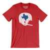 Texas Vintage Football Helmet Men/Unisex T-Shirt-Red-Allegiant Goods Co. Vintage Sports Apparel