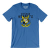 Chicago Hornets Football Men/Unisex T-Shirt-Heather True Royal-Allegiant Goods Co. Vintage Sports Apparel