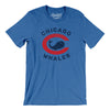 Chicago Whales Baseball Men/Unisex T-Shirt-Heather True Royal-Allegiant Goods Co. Vintage Sports Apparel