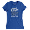 Grand Canyon National Park Women's T-Shirt-Heather True Royal-Allegiant Goods Co. Vintage Sports Apparel