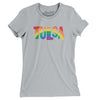 Tulsa Oklahoma Pride Women's T-Shirt-Silver-Allegiant Goods Co. Vintage Sports Apparel