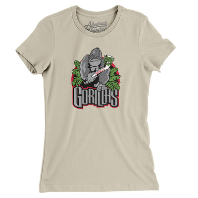 Amarillo Gorillas Hockey Women's T-Shirt-Soft Cream-Allegiant Goods Co. Vintage Sports Apparel