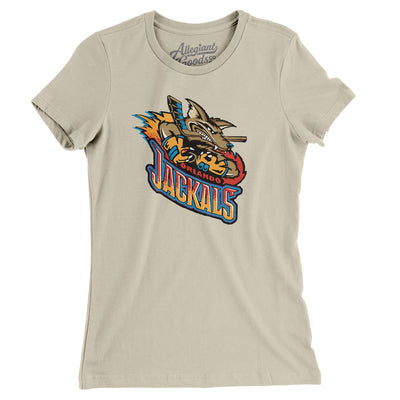 Orlando Jackals Roller Hockey Women's T-Shirt-Soft Cream-Allegiant Goods Co. Vintage Sports Apparel