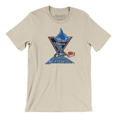 Florida Hammerheads Roller Hockey Men/Unisex T-Shirt-Soft Cream-Allegiant Goods Co. Vintage Sports Apparel