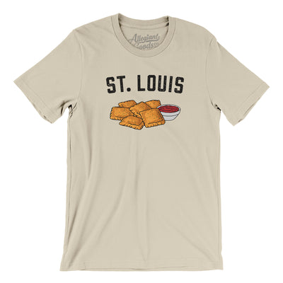 St. Louis Toasted Ravioli Men/Unisex T-Shirt-Soft Cream-Allegiant Goods Co. Vintage Sports Apparel