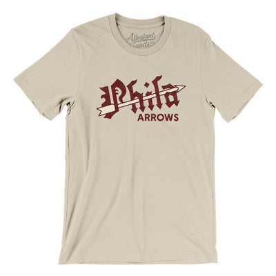 Philadelphia Arrows Hockey Men/Unisex T-Shirt-Soft Cream-Allegiant Goods Co. Vintage Sports Apparel