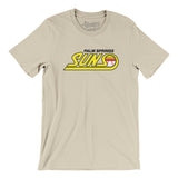 Palm Springs Suns Baseball Men/Unisex T-Shirt-Soft Cream-Allegiant Goods Co. Vintage Sports Apparel