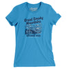 Great Smoky Mountains National Park Women's T-Shirt-Heather Aqua-Allegiant Goods Co. Vintage Sports Apparel