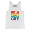 Oklahoma City Oklahoma Pride Men/Unisex Tank Top-White-Allegiant Goods Co. Vintage Sports Apparel