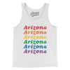 Arizona Pride Men/Unisex Tank Top-White-Allegiant Goods Co. Vintage Sports Apparel