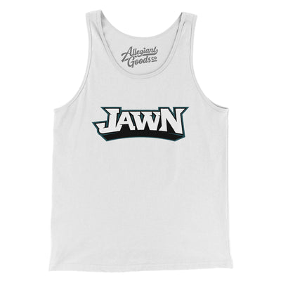 Football Jawn Men/Unisex Tank Top-White-Allegiant Goods Co. Vintage Sports Apparel