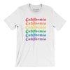 California Pride Men/Unisex T-Shirt-White-Allegiant Goods Co. Vintage Sports Apparel