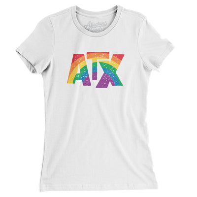Austin Texas Pride Women's T-Shirt-White-Allegiant Goods Co. Vintage Sports Apparel
