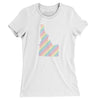 Idaho Pride State Women's T-Shirt-White-Allegiant Goods Co. Vintage Sports Apparel