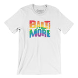 Baltimore Maryland Pride Men/Unisex T-Shirt-White-Allegiant Goods Co. Vintage Sports Apparel