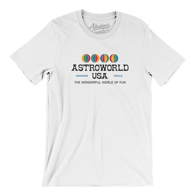 Astroworld Amusement Park Men/Unisex T-Shirt-White-Allegiant Goods Co. Vintage Sports Apparel