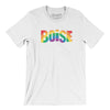 Boise Idaho Pride Men/Unisex T-Shirt-White-Allegiant Goods Co. Vintage Sports Apparel