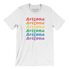 Arizona Pride Men/Unisex T-Shirt-White-Allegiant Goods Co. Vintage Sports Apparel
