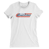 Las Vegas Americans Soccer Women's T-Shirt-White-Allegiant Goods Co. Vintage Sports Apparel