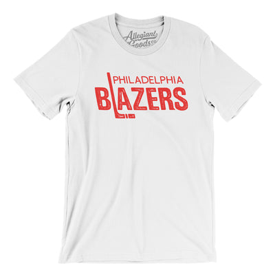 Philadelphia Blazers Hockey Men/Unisex T-Shirt-White-Allegiant Goods Co. Vintage Sports Apparel