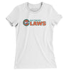Baltimore Claws Basketball Women's T-Shirt-White-Allegiant Goods Co. Vintage Sports Apparel