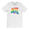 Atlanta Georgia Pride Men/Unisex T-Shirt-White-Allegiant Goods Co. Vintage Sports Apparel