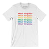 West Virginia Pride Men/Unisex T-Shirt-White-Allegiant Goods Co. Vintage Sports Apparel