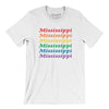 Mississippi Pride Men/Unisex T-Shirt-White-Allegiant Goods Co. Vintage Sports Apparel