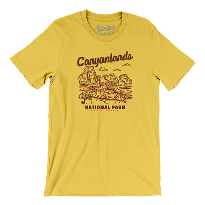 Canyonlands National Park Men/Unisex T-Shirt-Maize Yellow-Allegiant Goods Co. Vintage Sports Apparel
