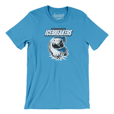 Chesapeake Icebreakers Men/Unisex T-Shirt-Aqua-Allegiant Goods Co. Vintage Sports Apparel