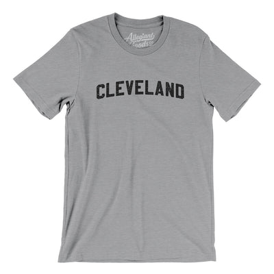 Cleveland Varsity Men/Unisex T-Shirt-Athletic Heather-Allegiant Goods Co. Vintage Sports Apparel